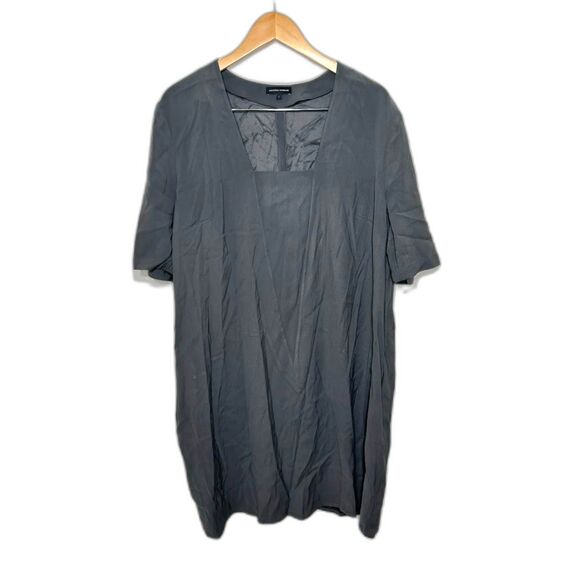 UNIVERSAL STANDARD Women’s Slate Marilyn dress Short Sleeve Flowy Large 22-24 - Picture 3 of 8